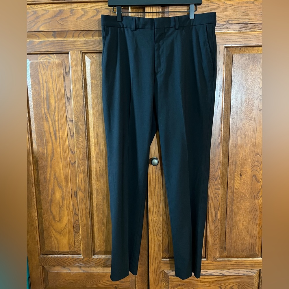 Dockers Men’s Slim Fit Pants - Black - 34W/32L  (74)